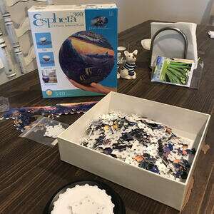 sphere puzzle bought circa 2002 finally opened now